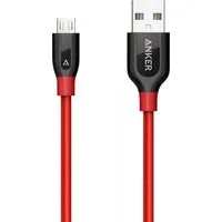 Cavo Dati e Ricarica USB-A - microUSB Anker PowerLine+, 18W, 0.91m, Rosso A8142G91