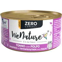 WeNature Zero Cereali Tonno con Polpo per Gatti - 85 g, Singola