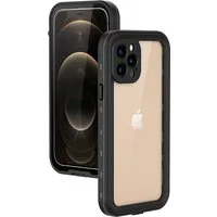 Redpepper Dot Plus Waterproof Backcover voor de Apple iPhone 12 Pro - Zwart – Unisex