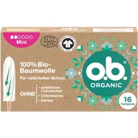 o.b. Organic Mini Tampons - 16 pcs