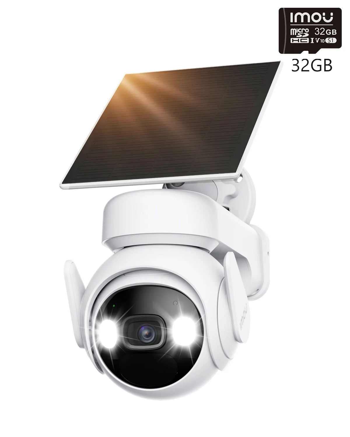 Cell PT 360° PTZ 3MP 2K 100% Wireless - 3MP 2K with Solar Panel (15000 mAh) / + 32GB Memory Card