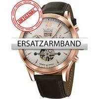 Perigaum Ersatzband Leder P-1112 braun ohne Schliesse 22 mm