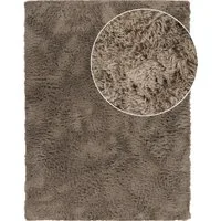Alfombra de pelo largo Silvana taupe 80x150 cm – Beige