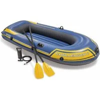 Intex Challenger 2 Boot Set - 236 x 114 x 41 cm - Inclusief peddels en pomp