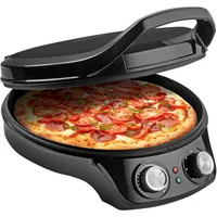 Four à pizza Bestron APZ300Z - Ø 32 cm - minuterie - thermostat réglable - chauffage par le haut et par le bas
