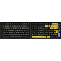 Black & Gold Keycap-Set Hiragana Version(158-Key) – Nero