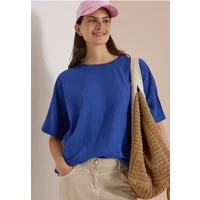 Blouse unie à épaules tombantes – Donna