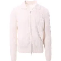 full zip cashmere treccia – Uomo