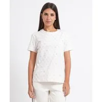 T-shirt donna Guess con fantasia logata