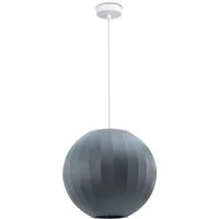 Lámpara colgante Klare gris claro
