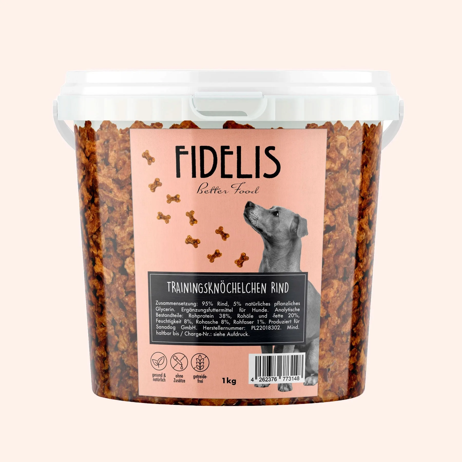 Huesitos de entrenamiento Ternera (cubo de 1 kg)