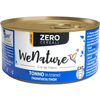 WeNature Zero Cereali Tonno in Tranci per Gatti - 85 g, Singola