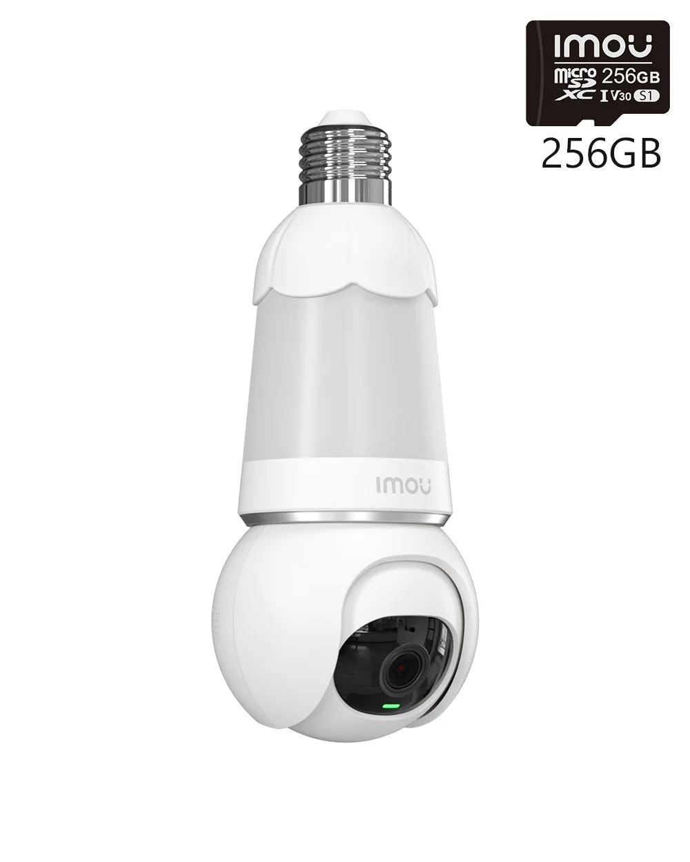 Bulb Cam 5MP/3MP for E26/E27 Socket - 5MP 3K / + 128GB Memory Card – Unisex