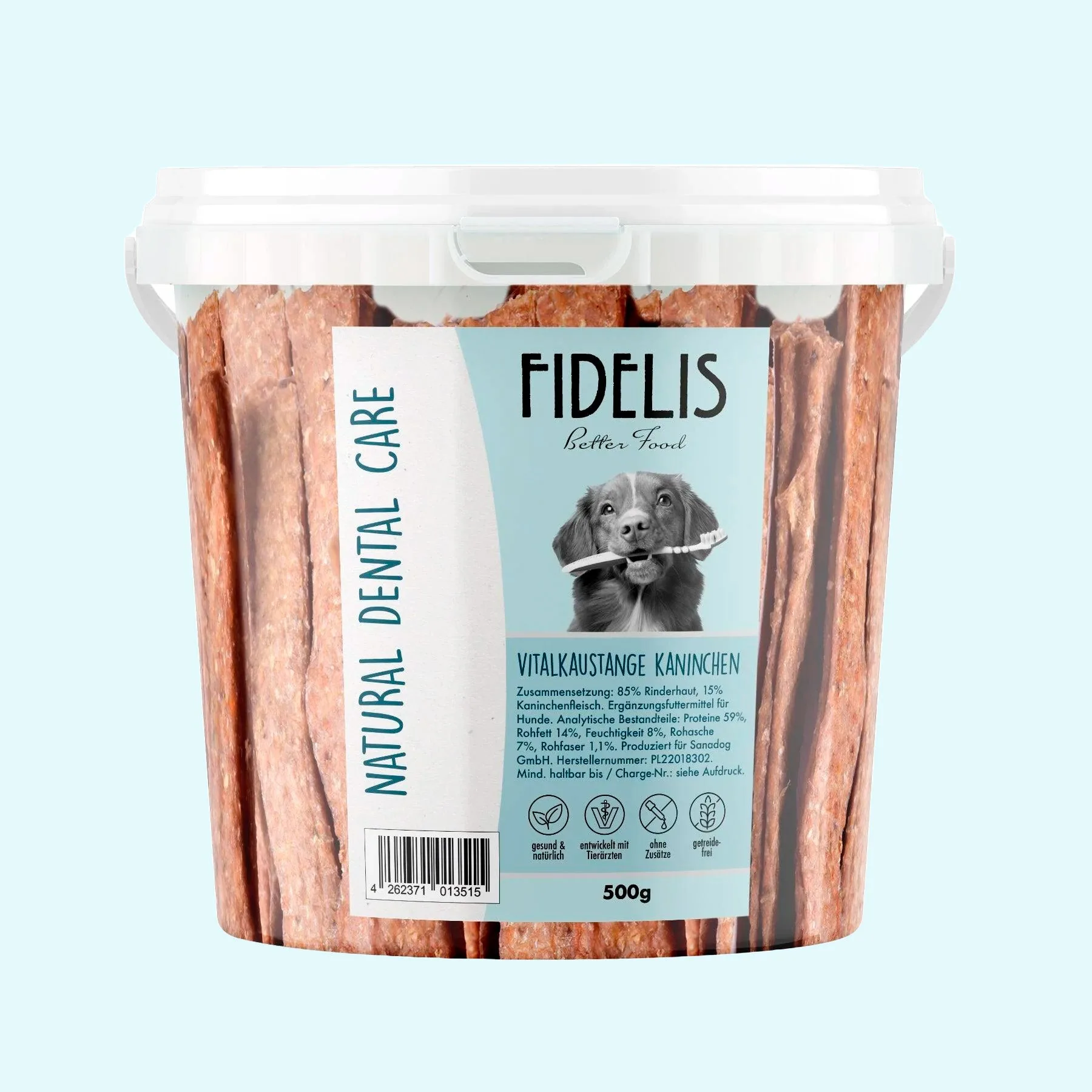 Vital bâtonnets à mâcher lapin (500g)