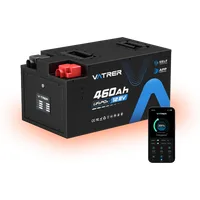 Vatrer 12V 460Ah Self-heating Lithium RV Battery, 5kWh 300A BMS Heated Battery