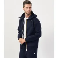 Felpa uomo Rainer K-way con cappuccio e logo – Bianco