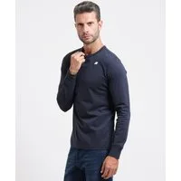 Maglia uomo Elmer di K-way maniche lunghe – Bianco