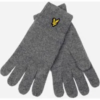 Gants Lyle & Scott Racked Rib - Gris marlé moyen - Taille unique – Grigio