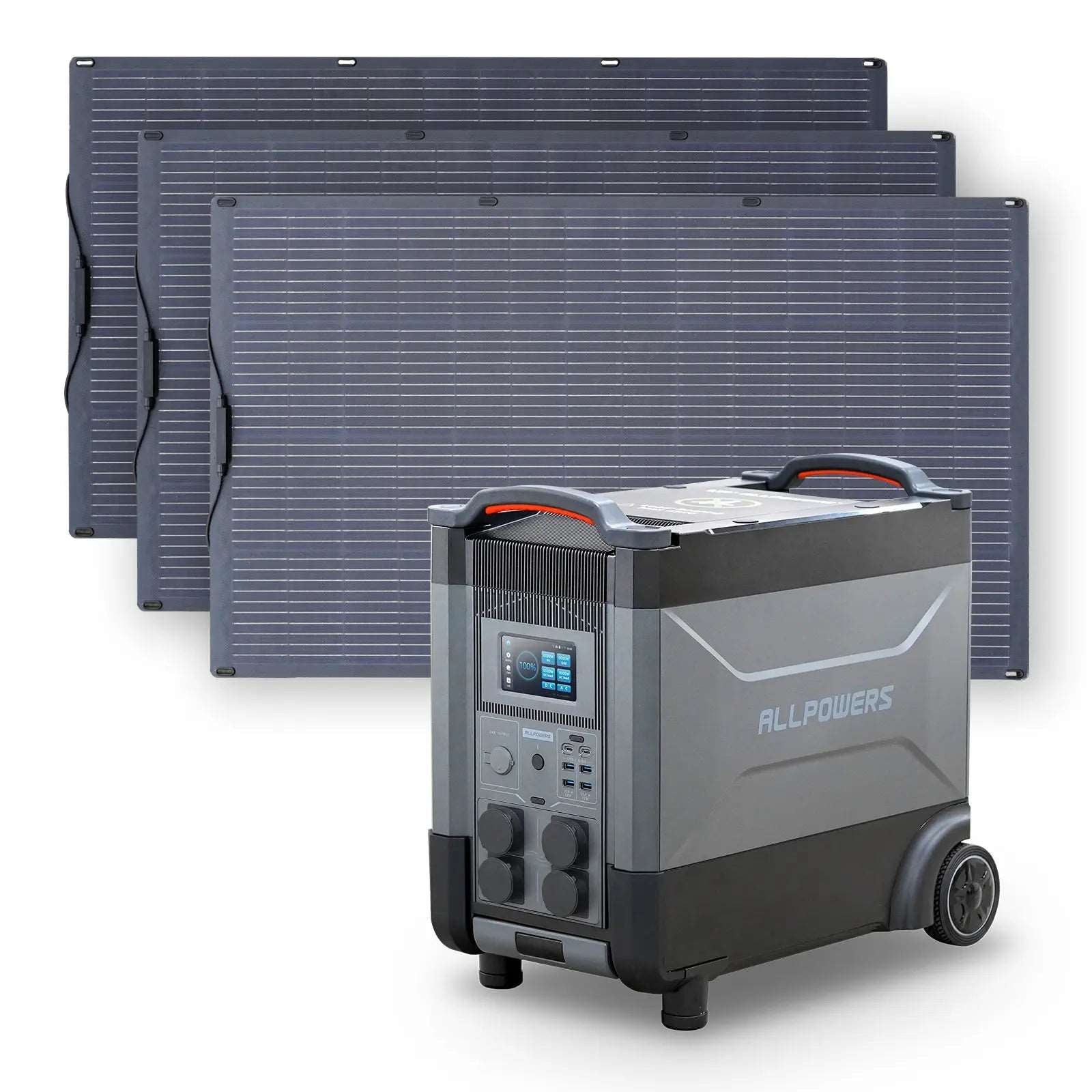 ALLPOWERS 4000W Generatore Solare R4000 con FV200W Flessibile - R4000+3PCS SF200 FV 200W