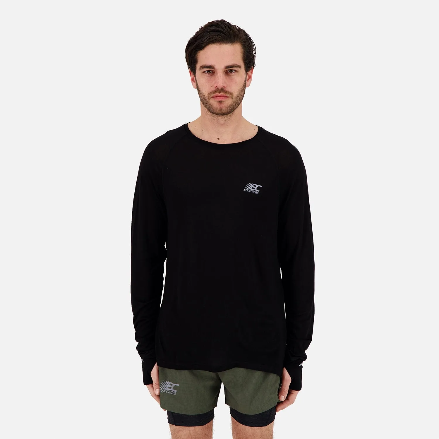Thermo Long T-shirt - Noir / L – Kaki