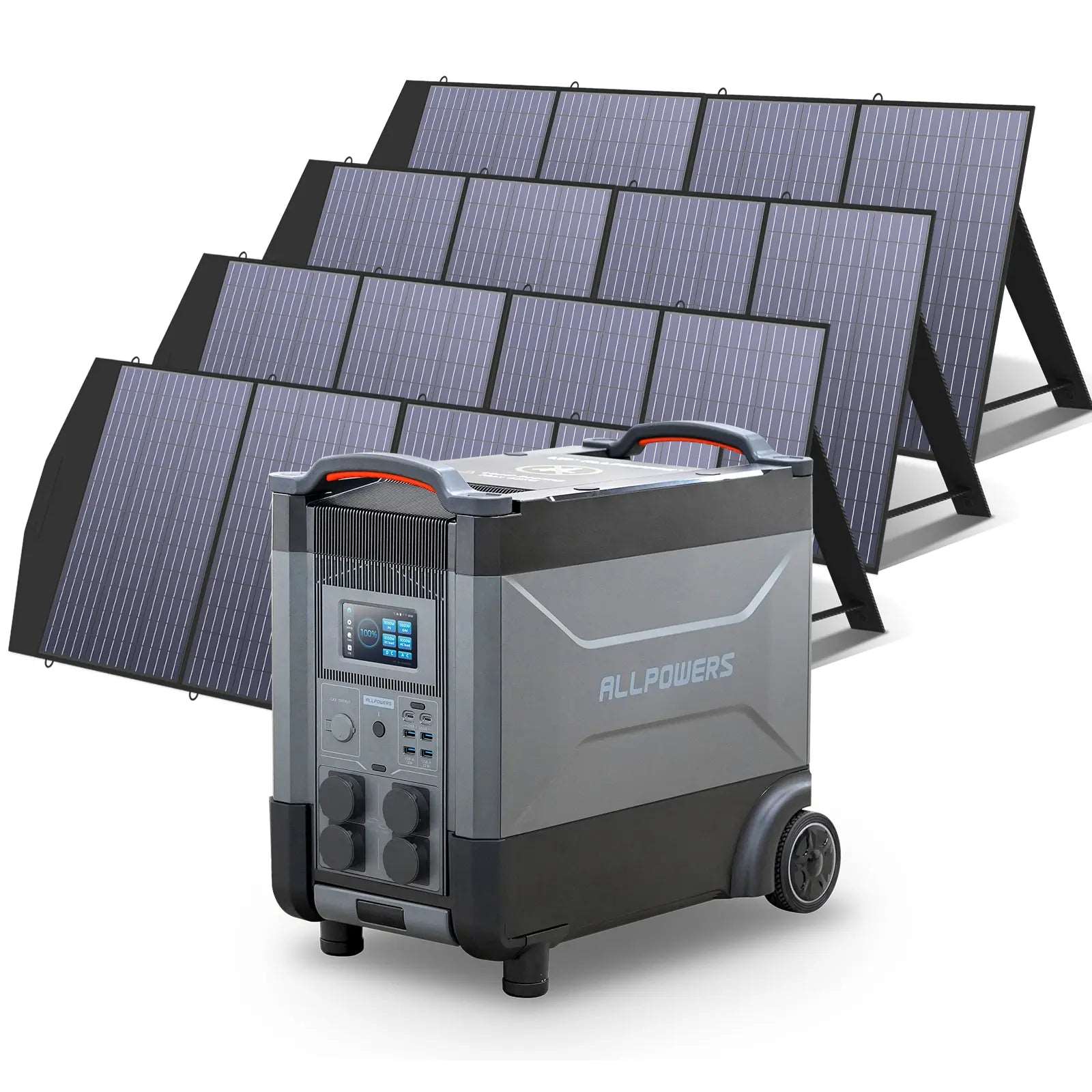 ALLPOWERS 4000W Generatore Solare R4000 con FV200W - R4000+4pcs SP033 FV 200W